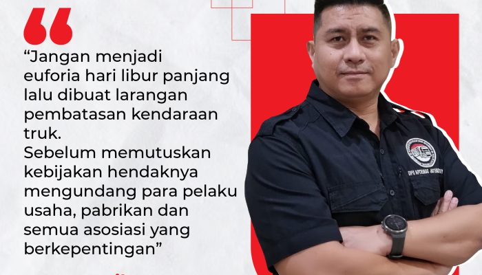 Pembatasan Truk Seakan Jadi Rutinitas Pemerintah Saat Libur Cuti Bersama