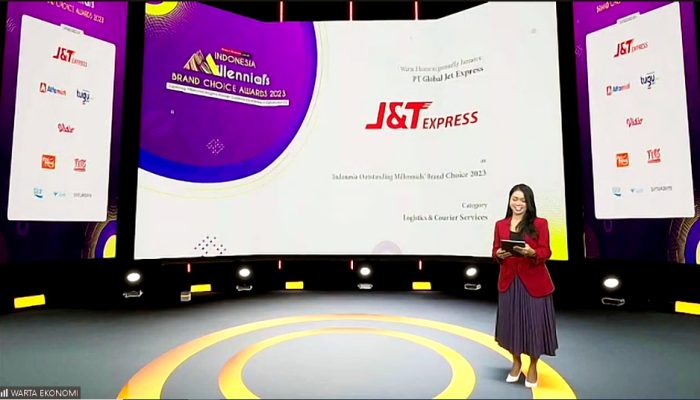 J&T Express Raih Penghargaan Indonesia Millennials’ Brand Choice Awards 2023