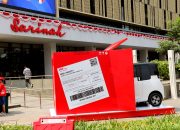 Rayakan Ulang Tahun ke-8 , J&T Express Berburu Penerima Paket Mobil Listrik di Sarinah