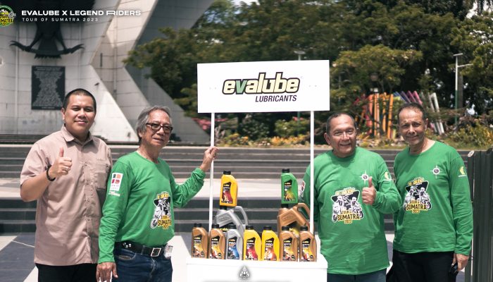 Evalube dan Legend Riders Club Gelar Tur Sumatera Berjarak Tempuh 1700 Km