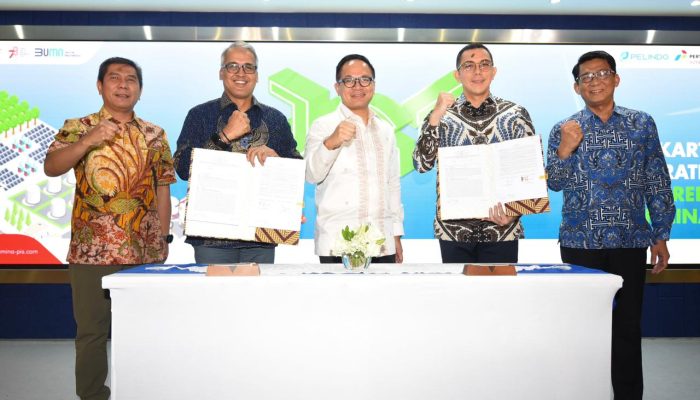 Pertamina – Pelindo Kolaborasi Kembangkan Jakarta Integrated Green Terminal di Kalibaru