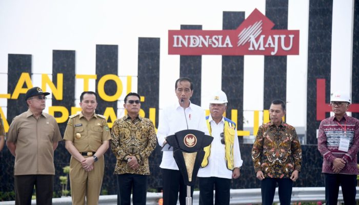 Jokowi Resmikan Jalan Tol Indralaya-Prabumulih, Palembang ke Lampung Cuma 3,5 Jam