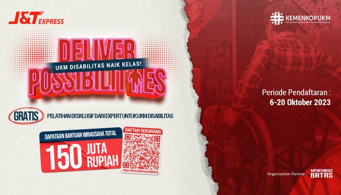 J&T Express – Kemenkop UKM Luncurkan Program Pengembangan Bisnis UKM Disabilitas