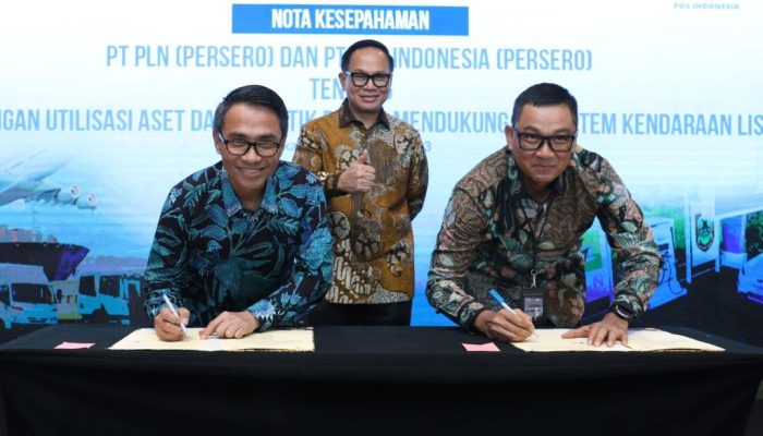 PLN – Pos Indonesia Teken MoU Pengembangan Utilisasi Aset dan Logistik