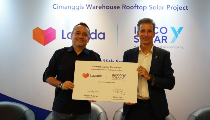 Lazada Logistics Gandeng Inecosolar Bangun Panel Surya di Fasilitas Logistik Terbesar di Cimanggis