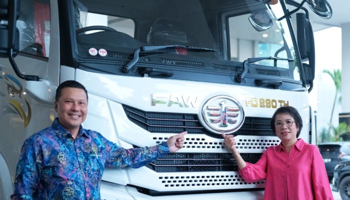 Gaya Makmur Mobil Resmikan Cabang FAW Trucks di Makassar, Dilengkapi Fasilitas 3S