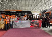 HMSI Serah Terima 5 Unit Armada Terbaru PO Yessoe Travel, Gunakan Hino RM 280 ABS