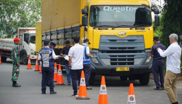Jasa Marga Gelar Razia Gabungan Truk ODOL di Tol Cipularang, 205 Kendaraan Terjaring