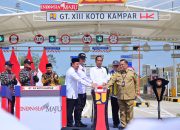Presiden Jokowi Resmikan Jalan Tol Pekanbaru-Padang Seksi Bangkinang-Koto Kampar