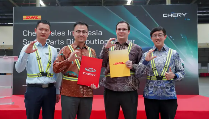 Optimalkan Distribusi Suku Cadang, Chery Sales Indonesia Gandeng DHL Supply Chain