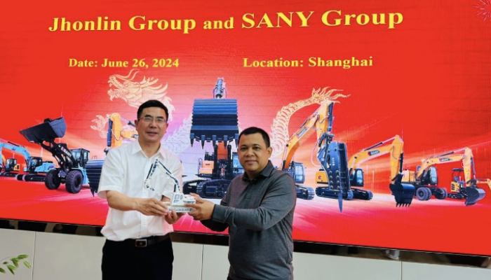Jhonlin Group Borong 2000 Ekskavator SANY untuk Dukung Pengembangan Pertanian Indonesia
