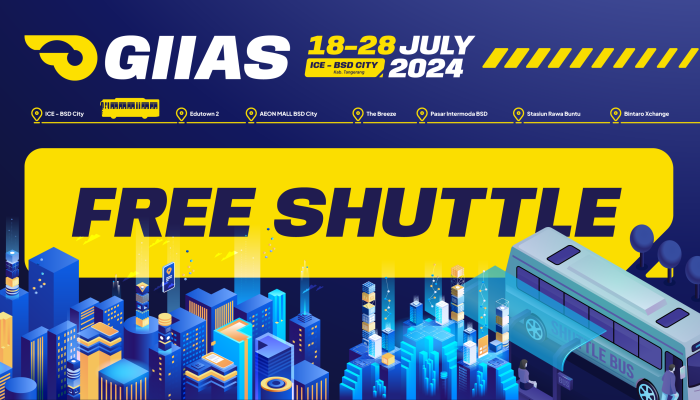 Penyelenggara GIIAS 2024  Siapkan Shuttle Bus Gratis Selama Pameran, Ini Titik Jemputnya