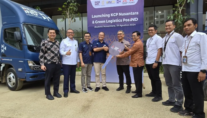 PosIND dan Mitsubishi Wujudkan Penggunaan Truk Listrik Pertama di Ibu Kota Nusantara