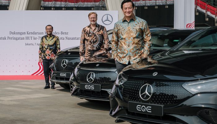 Mercedes-Benz Kirim Mobil Listrik Dukung Perayaan HUT RI ke-79 di Ibu Kota Nusantara