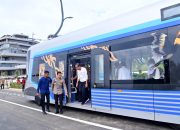 Lebih Murah dari MRT dan LRT, Presiden Jokowi Jajal Trem Otonom di Ibu Kota Nusantara