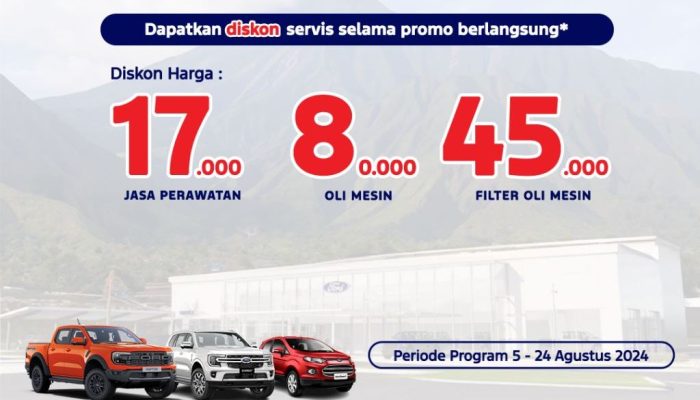 Sambut HUT RI ke 79, RMA Indonesia Persembahkan Program Servis Merdeka untuk Ford