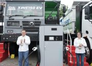 Gaya Makmur Mobil Luncurkan 2 Truk Listrik di Pameran Mining Indonesia 2024