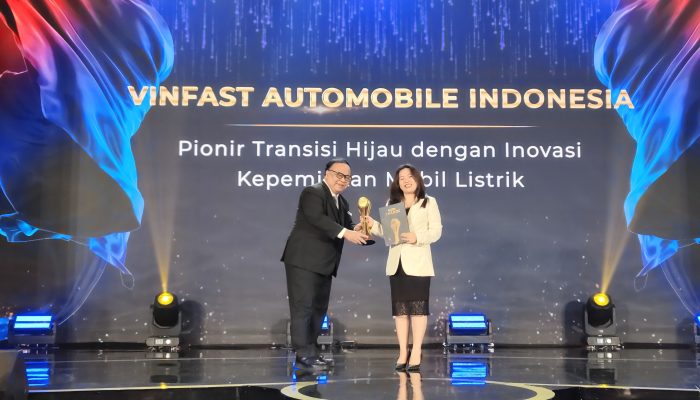 VinFast Raih Penghargaan “Pionir Transisi Hijau dengan Inovasi Kepemilikan Mobil Listrik”