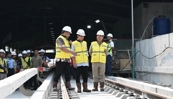 Wapres Gibran Tinjau Proyek LRT Fase 1B Demi Pastikan Pengerjaan Tepat Waktu