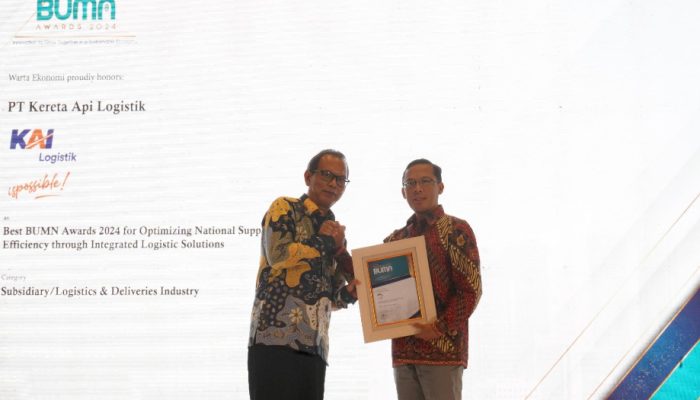 Sukses Digitalisasi Bisnis, KAI Logistik Raih Indonesia Best BUMN Awards 2024