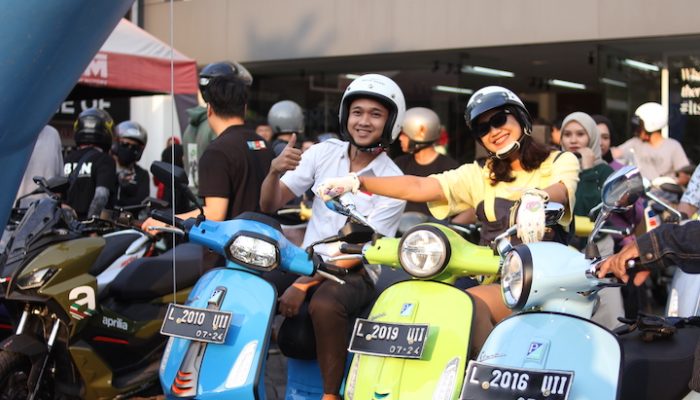 Ajang Mototainment Hadir di Sidoarjo, Penuhi Aspirasi Para Pencinta Produk Piaggio