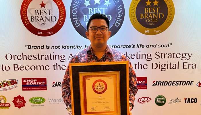 JNE Raih Indonesia Best Brand Award (IBBA) 2024 kategori Jasa Pengiriman