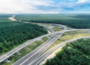 Hutama Karya Bangun 83,9 Kilometer Jalan Tol Trans Sumatra Sepanjang Tahun 2024