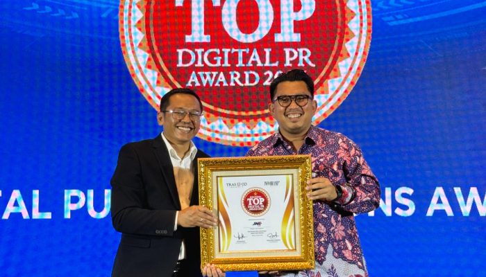 JNE Raih TOP Digital Public Relations Award 2025, Perkuat Strategi Komunikasi di Era Digital
