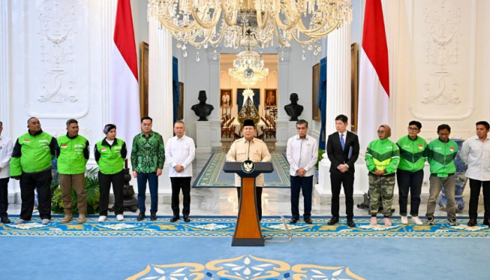 Presiden Prabowo Imbau Aplikator Bayar Bonus Hari Raya Para Pengemudi dan Kurir Online