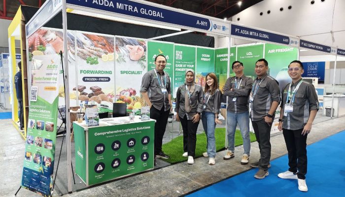 Adda Mitra Global, Jasa Logistik Spesialis Ekspor Seafood Hadir di Indonesia Cold Chain Expo 2025