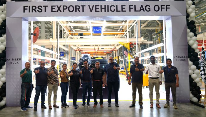 DCVMI Luncurkan Sasis Bus Mercedes-Benz 1626L Euro 5 Pertama untuk Ekspor di Pabrik Cikarang
