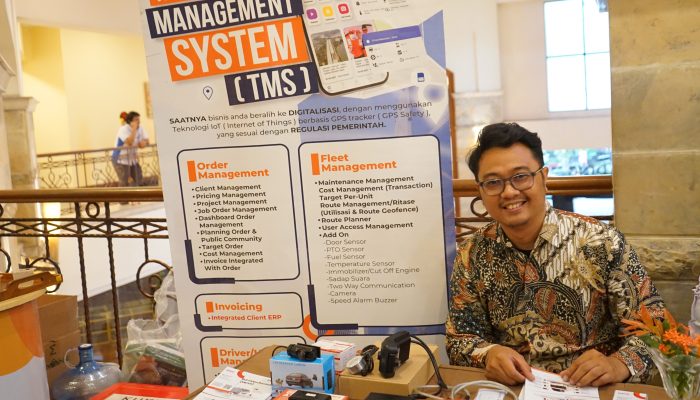 Dashcam Safety Produk EasyGO Indonesia Diperkenalkan di Musda III DPD Aptrindo Jakarta
