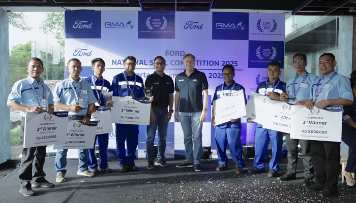 RMA Indonesia Gelar Ford National Skill Competition 2025 untuk Tingkatkan Standar Layanan