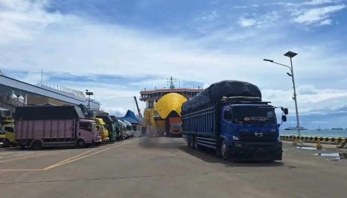 Angkutan Logistik Dominasi Penyeberangan ASDP Pasca Libur Nataru, Tercatat 2463 Unit Truk