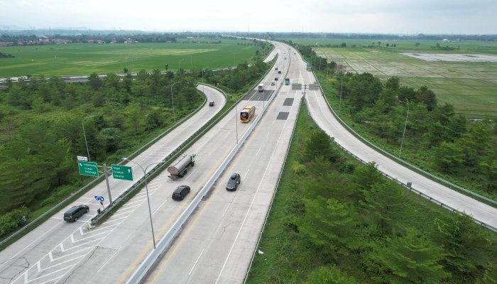 Volume Lalu Lintas Jalan Tol Waskita Capai 1,68 Juta Kendaraan pada Libur Natal dan Tahun Baru