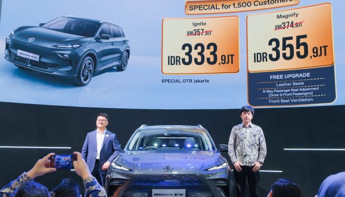 MG Umumkan Harga Resmi MGS5 EV, Perkuat Langkah di Pasar SUV Listrik Indonesia