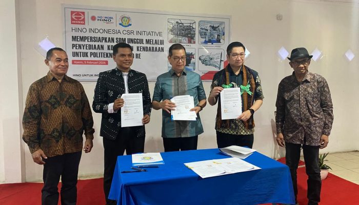 Hino Perkuat Pendidikan Vokasi Lewat CSR Pengembangan SDM Unggul Bersama Politeknik Cristo Re