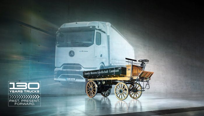Mercedes-Benz Trucks Merayakan “130 Years Trucks” Melalui Rekonstruksi Truk Pertama di Dunia