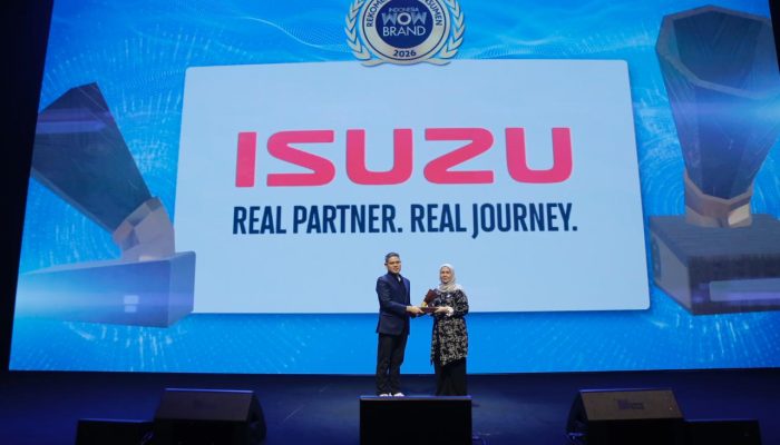 Isuzu Raih Penghargaan WOW Brand 2026, Bukti Tetap Menjadi Pilihan Utama Para Pebisnis