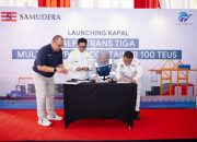 Perkuat Logistik Indonesia Timur, Alfa Trans Raya Luncurkan Container Vessel Kapasitas Terbesar