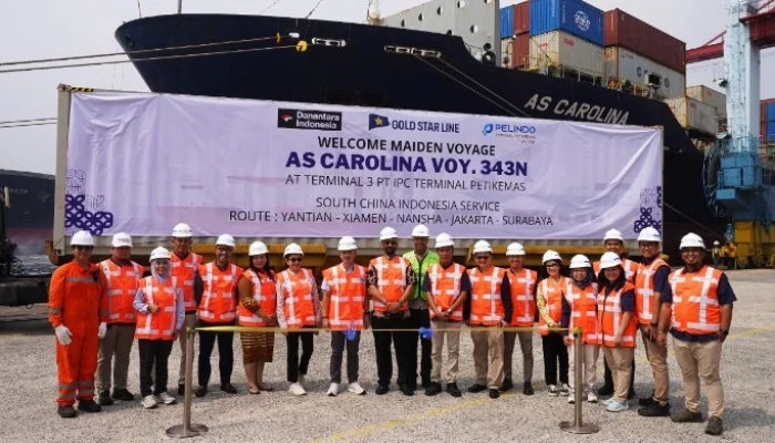Gold Star Line Buka Rute ke Tiongkok Selatan Lewat Terminal Operasi 3 Internasional Tanjung Priok