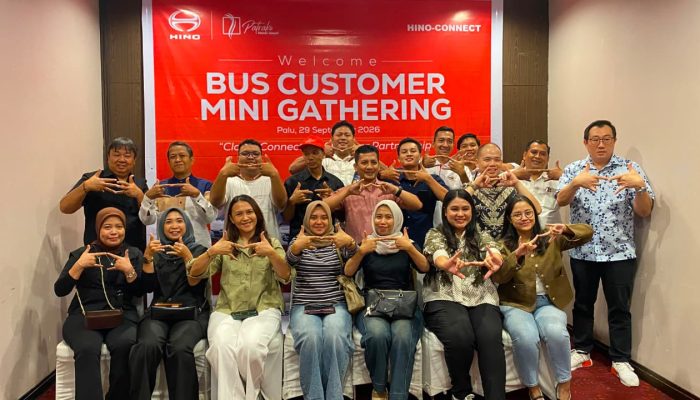 Hino Gelar Mini Gathering Customer Bus di Palu,  Dorong Mobilitas Transportasi Sulawesi Tengah