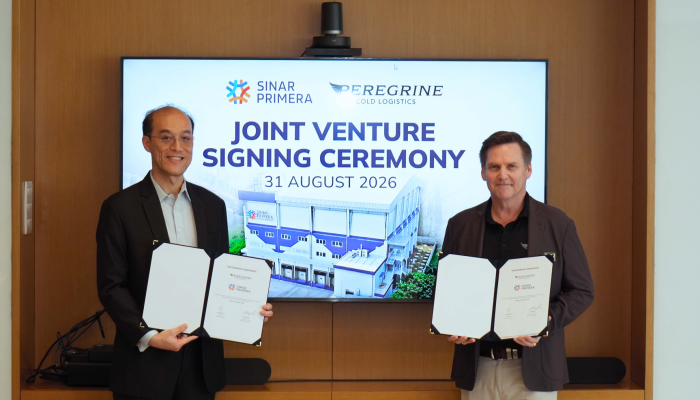 Peregrine dan Sinar Primera Kembangkan Infrastruktur Cold Storage Berstandar Global di Indonesia